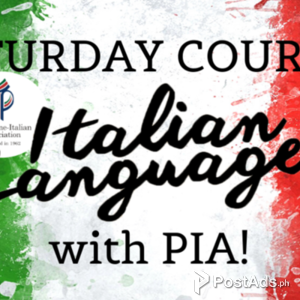 Italian Online Saturday Course Beginners 1 (A1-A) | PostAds PH
