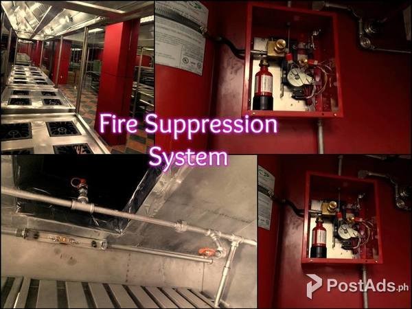 Fire suppression works