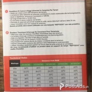 Ceramic infrared heat emitter | PostAds PH