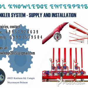 SPRINKLER SYSTEM - SUPPLY AND INSTALLATION | PostAds PH