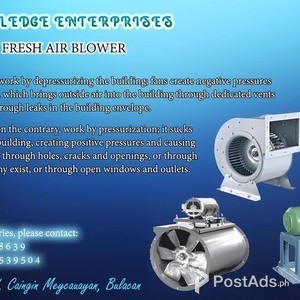 EXHAUST AND FRESH AIR BLOWER - INSTALLATION | PostAds PH