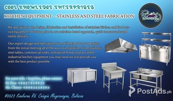 Kitchen Equipment - Steel and Stainless Supply 