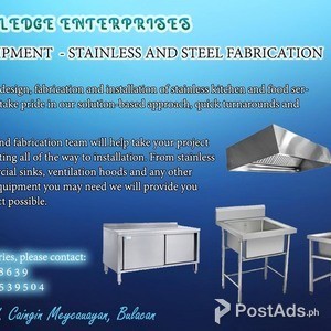Kitchen Equipment - Steel and Stainless Supply | PostAds PH