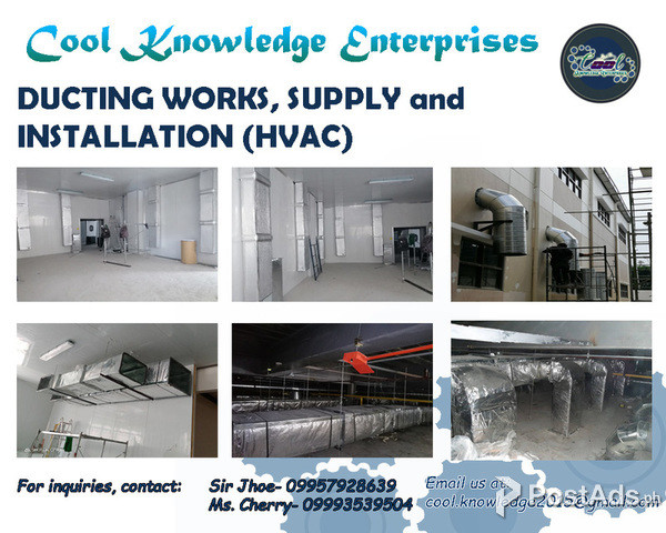 DUCTING WORKS, SUPPLY, & INSTALLATION