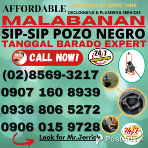 PASAY 24/7 MALABANAN SIP-SIP POZO NEGRO AT TANGGAL BARADO | PostAds PH