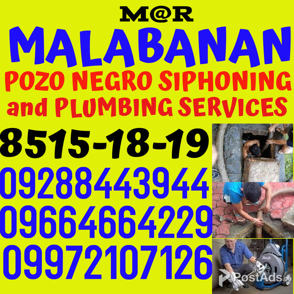 san juan Malabanan  siphoning pozo negro plumbing services