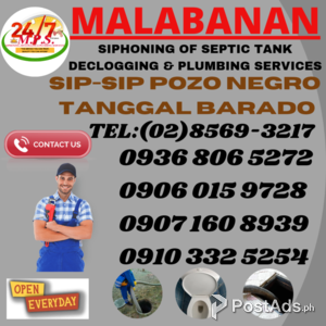 ERMITA MANILA MPS 24/7 MALABANAN SIPHONING PLUMBING SERVICES | PostAds PH