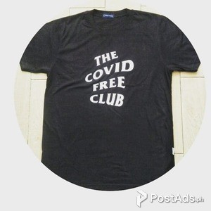 FOR SALE T-SHIRT PLAIN BLACK WITH WATERPROOF FACEMASK!!! | PostAds PH