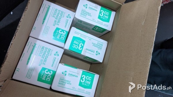 Latest Indoplas 3cc Disposable Syringe Box of 100
