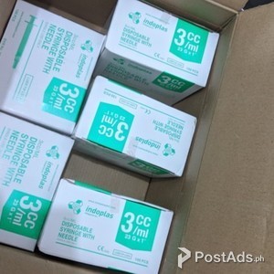 Latest Indoplas 3cc Disposable Syringe Box of 100 | PostAds PH