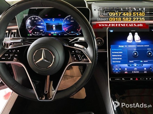 2021 MERCEDES BENZ S500 NEW GENERATION BLACK READY STOCK