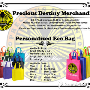 Personalized Eco Bag / Tote Bag with print | PostAds PH