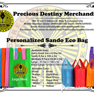 Personalized Sando Bag / Sando Eco Bag with print | PostAds PH