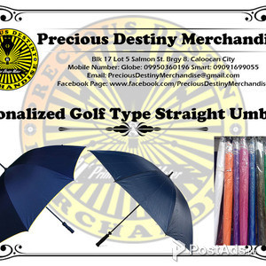 Personalized Golf Size Umbrella with print | PostAds PH