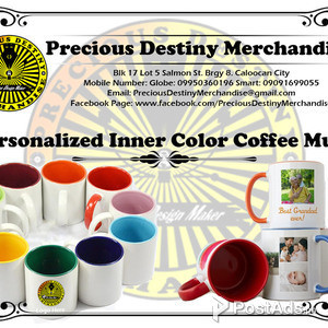 Inner Color coffee Mugs with print | PostAds PH