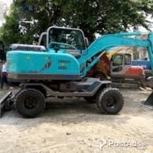Brand New Mini Backhoe Jinggong Wheel Type Komatsu Counterpart PC60 | PostAds PH