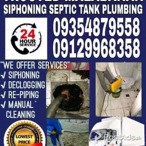 Malabanan siphoning manual cleaning septic tank and declogging drian | PostAds PH