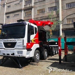 14-wheeler Daewoo 19 tons Boom Truck CSS700 Crane EURO 4 | PostAds PH