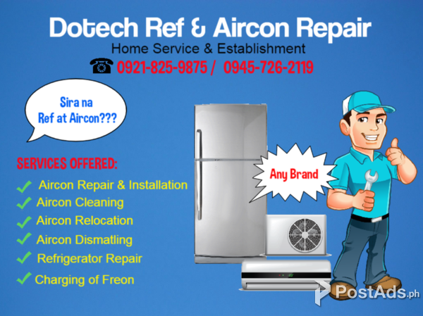 Taguig Ref & Aircon Repair And Cleaning 0945-726-2119