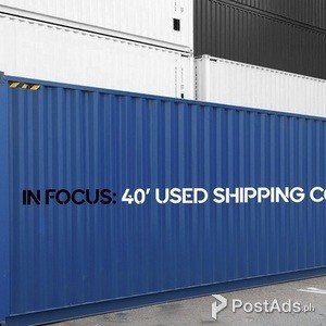 Used! 40ft Shipping Container Van For Sale - Top Universe | PostAds PH