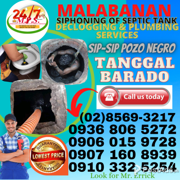 Baras MPS MALABANAN SIPHONING AND PLUMBING EXPERT SERVICES-09060159728