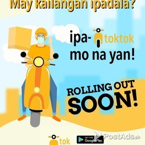 TOKTOK DELIVERY BOOK NOW | PostAds PH