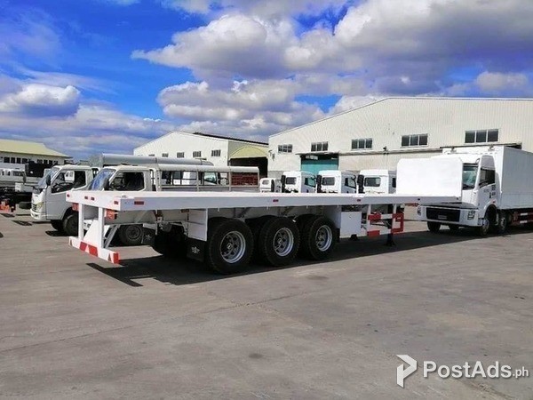 HIGH BED TRAILER TRI AXLE 40FT. 50 TONS 