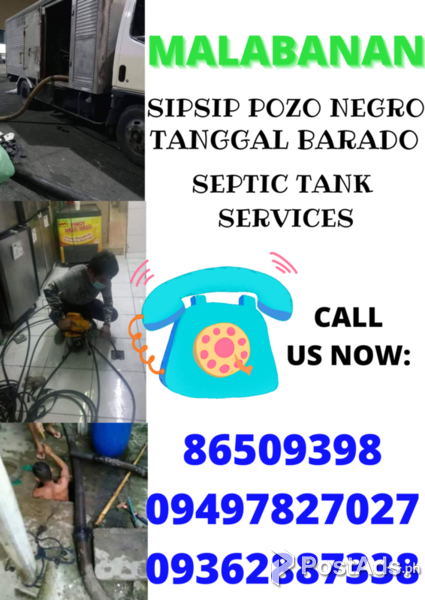 Manila 09362887338 RAS Malabanan Pozo Negro Declogging Services