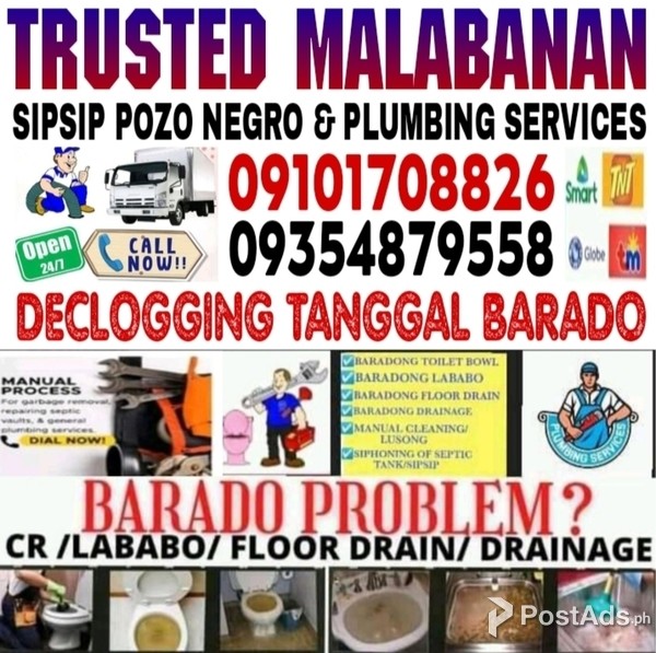 Trusted company Malabanan sipsip pozo negro and Declogging pipipelines
