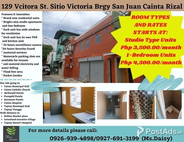 1 Bedroom Apartment For Rent