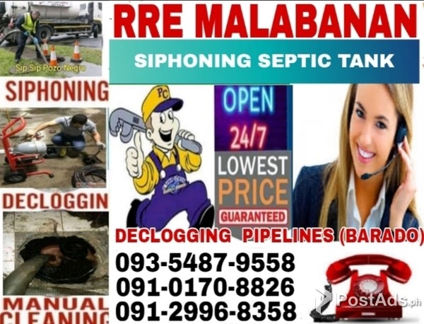 Valenzuela city Malabanan siphoning septic tank and declogging barado