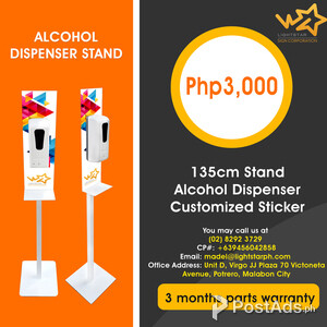 Contactless Alcohol Dispenser with Stand | PostAds PH