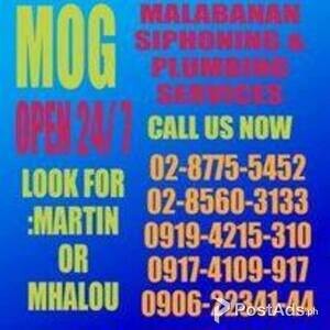 MOG malabanan siphoning & plumbing services | PostAds PH