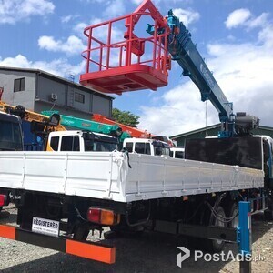 Boom truck with man lift - 7 tons | PostAds PH