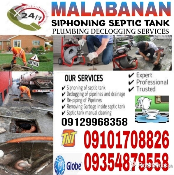 RRE malabanan expert siphoning manual cleaning and plumbing services