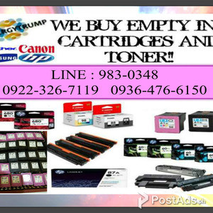BUYER OF BRAND NEW INK AND EMPTY CARTRIDGES | PostAds PH
