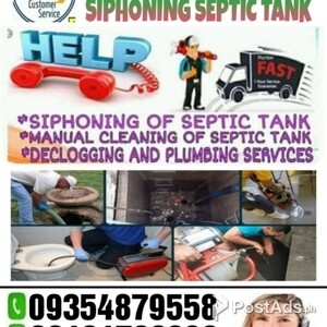 Siphoning septic tank cr tanggal barado declogging pipelines Malabanan | PostAds PH