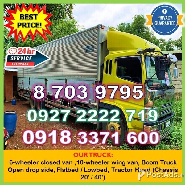 10WHEELER WINGVAN FOR RENT 