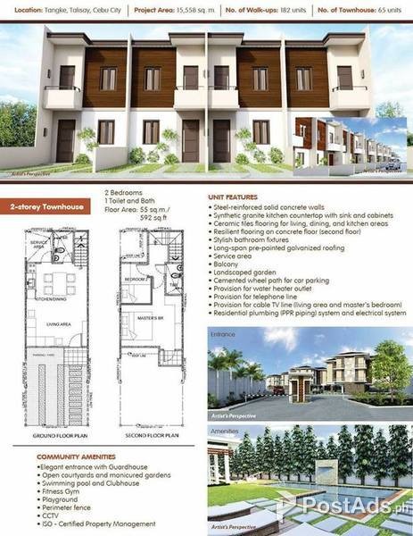 2 Bedroom House and Lot For Sale at Almond Drive, talisay City