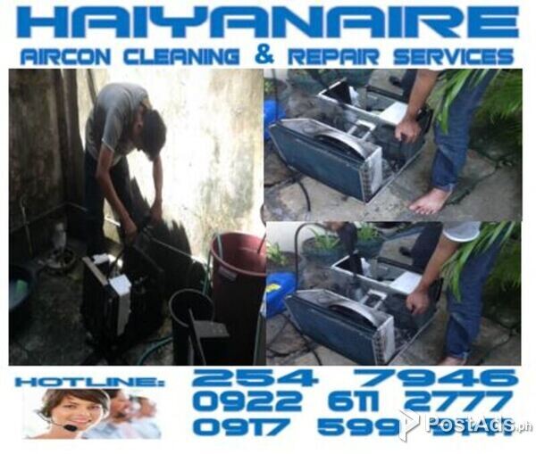 Cebu HAIYANAIRE Aircon Cleaning and Repair Services in Lapu2x