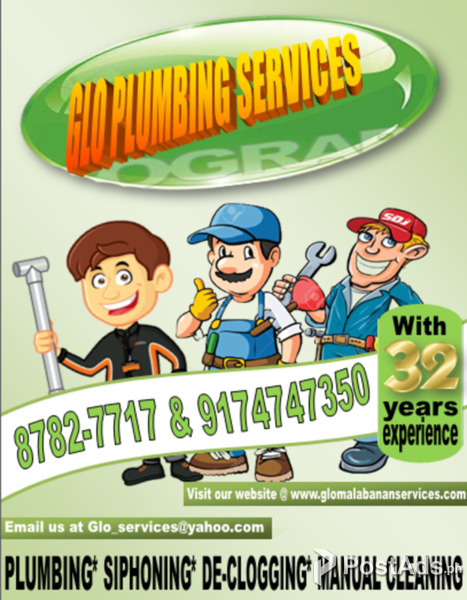 87827717 and 09174747350 GLO Plumbing Services Taguig