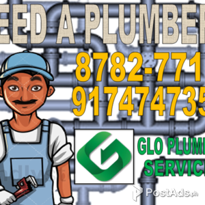 87827717 and 09174747350 GLO Plumbing Services Makati | PostAds PH