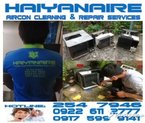 Cebu HAIYANAIRE Aircon Cleaning Services in Dumlog Talisay City