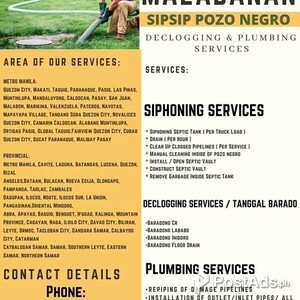 MANDALUYONG AREA MALABANAN SIPHONING POZO NEGRO DECLOGGING | PostAds PH