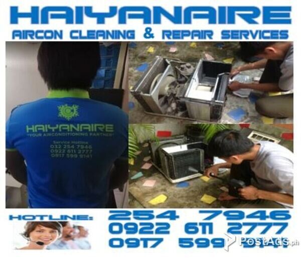Cebu HAIYANAIRE  Aircon Cleaning Services in Mohon Talisay City
