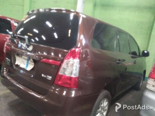 TOYOTA INNOVA FOR RENT! CALL OR TEXT 09989632040 