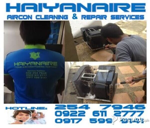 Cebu HAIYANAIRE Aircon Cleaning Services in Capitol Site Cebu City