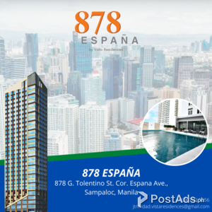 878 Espana by Vista Residences | PostAds PH