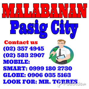 Malabanan Pasig city Siphoning And declogging services +639991802730 | PostAds PH