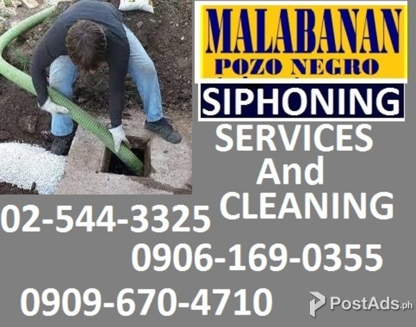 RAA MALABANAN MARIKINA CITY SIPHONING DECLOGGING SERVICES,09096704710